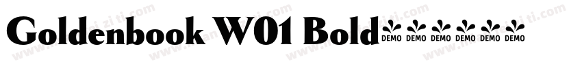 Goldenbook W01 Bold字体转换